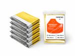 10 x Thermal Emergency Foil Blanket Gold / Silver First Aid Survival Mylar