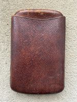 Vintage Leather Cigar Case Brown