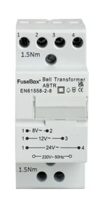 Fusebox ABTR 1A 2 MODULE 230V Bell Transformer 8V 1A CIRCUIT PROTECTION CP