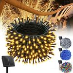 100/200/500 LED Solar Power Fairy Garden Lights String Outdoor Xmas Tree Lamp