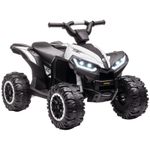 HOMCOM 12V Electric Quad Bikes for Kids Ride On Car ATV Toy for 3-5 Years White