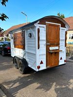 Unique rustic catering trailer horsebox shepherds hut style food drinks