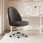 Comfy Desk Chair Adjustable Swivel Office Chair Vanity Chair For Home/Office