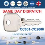 Link51 Silver Steel Locker Replacement Keys Range (CC001-CC2000) Cut to Code