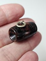 Antique Stanhope Victorian Serpentine Barrel Fob Views Of St Ives Cornwall 
