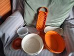 1970s Vintage Tupperware Collection Set Orange