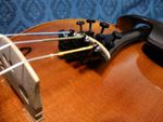 Violin Fine Tuners traditional design size 4/4 GEFT144Bk single piece all black