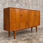 Mid Century Gordon Russell Walnut Compact Slim Sideboard