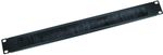 Bundle 3X Cable Management 19 Universal Panel 1U With Black Brush Data Cabinet