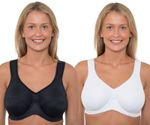 Underwired Sports Bra Gemm Ladies Supportive Active Wired Bras Underwear