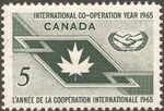 Canada 1965 ICY International Co-Operation Year SG 562 MNH mint  *COMBINED POST