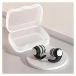 Typhoon Ear Protector Black | Soft Silicone Ear Plugs | Hearing Protection Silent Plug