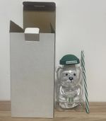2026 Starbucks Bearista Bear Series Glass Bear Cup Limited Edition 500ML/20oz UK