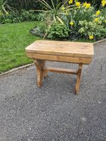 Victorian Antique Pine Country Stool Seat