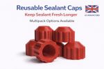 Reusable Sealant Nozzle Caps Silicone Mastic Caulk Tube Covers Stop Drying Out