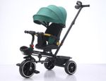 Baby 5-in-1 Tricycle 3-Wheel Kids Bike & Stroller Trike with Canopy Unassembled