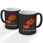 BIG TROUBLE LITTLE CHINA PORK-CHOP EXPRESS JACK BURTON MUG IN VARIOUS COLOURS