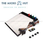 Large Solderless Breadboard 3220 Point Prototyping + PSU + 65pc wires-830 ZY-208