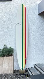 SHIPPING, Northern Dawn Longboard Surfboard 9'0, Noserider, fins, 2+1, bag