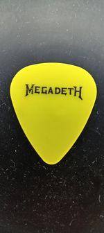 Dave Mustaine Megadeth 1995 Youthanasia Tour Guitar Pick Signature