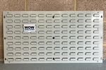 Steel Louvre Panel for parts bins lin strong wall panel mounted metal back plate