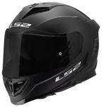 LS2 FF818 Storm III Full Face Motorbike Helmet ECE 22.06 Matt Black + Dark Visor