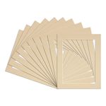 PROCUT Pack of 10 Photo Picture Ivory Mount Frame Mount Various Size A2 A3 A4 A5