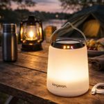 LED USB-C Rechargeable Camping Lantern - Warm White 3 Mode Portable Light