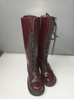 Vintage Dr Martens 9730 20 Eye Boots UK 6.5 Oxblood Made in England Rare 90s