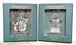Marquis by Waterford Crystal Angel and Snowman Christmas Endearments
