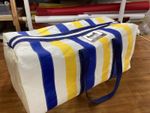 Large sailing holdall  code flag  G made of up cycled Dacron  sailcloth