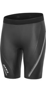 2025 ZONE3 Mens 5/3mm The Originals Buoyancy Shorts - Black / Silver