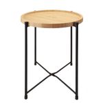 Collapsible Bamboo Table / Tray - Round Side Strong Frame