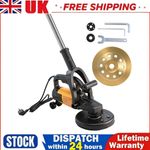 Dustless Concrete Floor Grinder 3000RPM Handheld Plastering Machine 6-Speed UK