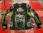 Marvel Paintball Jersey Long Sleeve Black/Green/Purple Adult XL