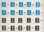 1989/1992 20 x NVI MACHIN EX BOOKLET STAMPS MINT SG1445-1452
