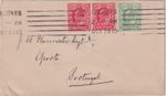 GB EVII 1910 superb cover with EVII ½d yellow green and 1d (2) tied by LONDON FS