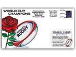 2025 Women's Rugby World Cup Champions First Day Cover  | England's Red Roses