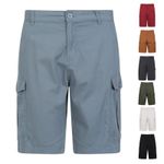Mountain Warehouse Mens Cargo Shorts 100% Twill Cotton Multiple Pockets