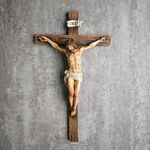 10"High Catholic Crucifix Wall Cross,Jesus Christ Inspirational Home Decor Gift