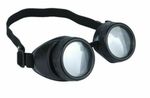 Adult Sunglasses Goggles Pilot Black Frame Clear Lens Glasses Fancy Dress UK