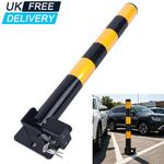 Heavy Duty Car Parking Bollard Lockable Garage Driveway Security Post Barrier UK