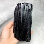 Natural Black Tourmaline Gravel Raw Gem Mineral Specimen Crystal Stone Healing M
