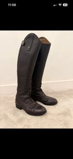 Ariat Long Leather Brown Tall Riding Boots UK4