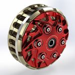 Ducati slipper clutch with basket discs and clutch tool NEW - Ergal dry clutch