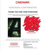 X4 Avengers: Doomsday Tickets [OPENING DAY -  XD INFINITY VISION - ORLANDO, FL]