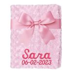 Personalised Baby Blanket - Embroidered Baby Blanket Baby Gift, Baby Shower Gift