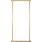 Assembled external door frame + cill, waterbar & weatherseal oak look 3 sizes
