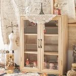 Wooden Display Case Figure Doll Display Shelf Blind Box Storage Cabinet Showcase