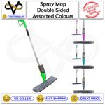 Spray Mop Double Sided Non-Leak Design Microfibre Floor Cleaning Pad Wet Dry